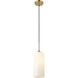 Monty 1 Light 5.25 inch Heritage Brass Pendant Ceiling Light