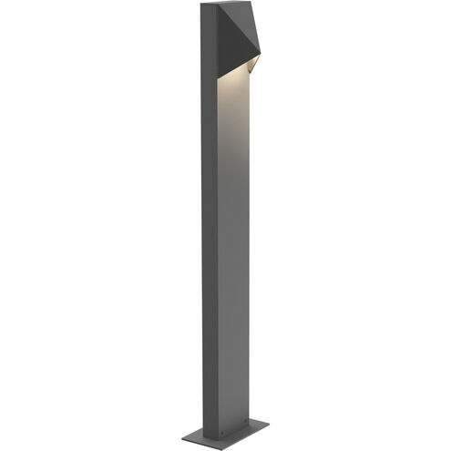 Triform Compact 12V 10 watt Textured Gray Bollard