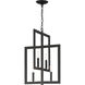 Portrait 4 Light 15.5 inch Espresso Foyer Light Ceiling Light