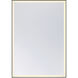 Paulding 60 X 42 inch Black LED Mirror