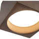 Bosco 5 inch Walnut Flush Mount Ceiling Light