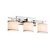 Textile 26.5 inch Polished Chrome Bath Bar Wall Light