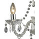 Theatre 3 Light 16 inch Clear Chandelier Ceiling Light