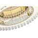 Canada LED 16 inch Gold LED Flush Mount Ceiling Light