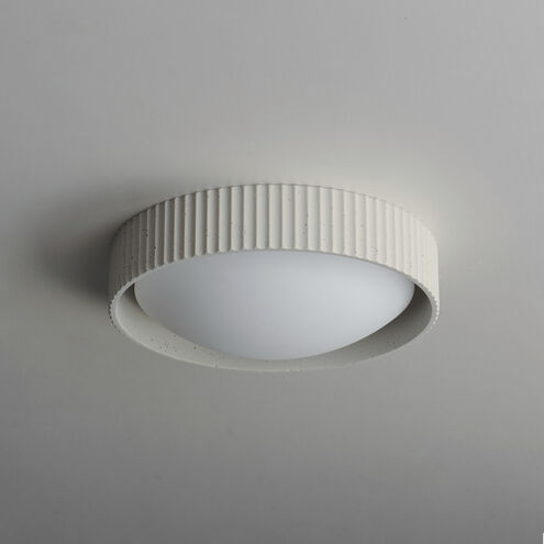 Souffle LED 13.75 inch Chaulk White Flush Mount Ceiling Light