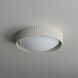 Souffle LED 13.75 inch Chaulk White Flush Mount Ceiling Light
