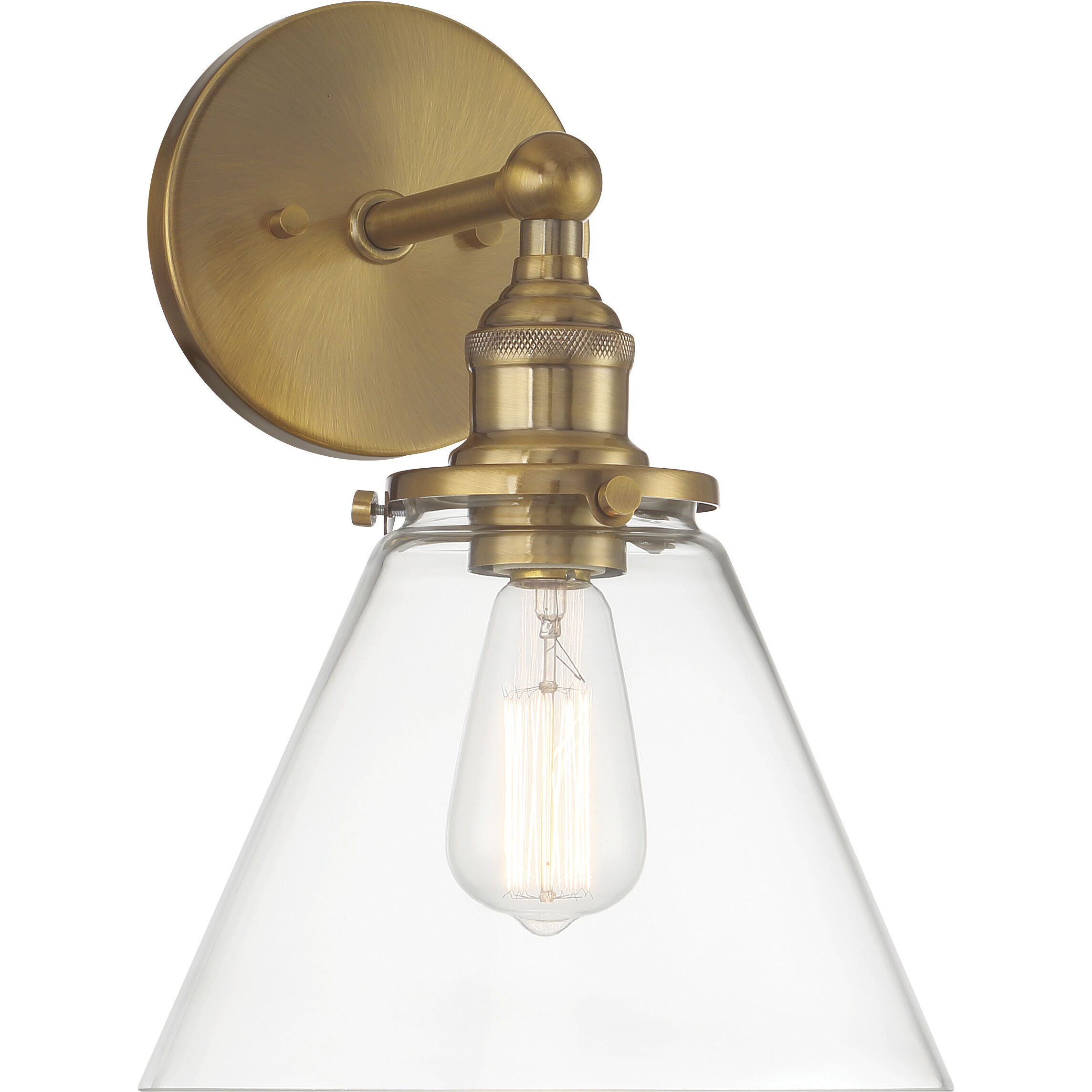 Barwell 1 Light 10 inch Oxidized Aged Brass Bath Vanity Light Wall Light
