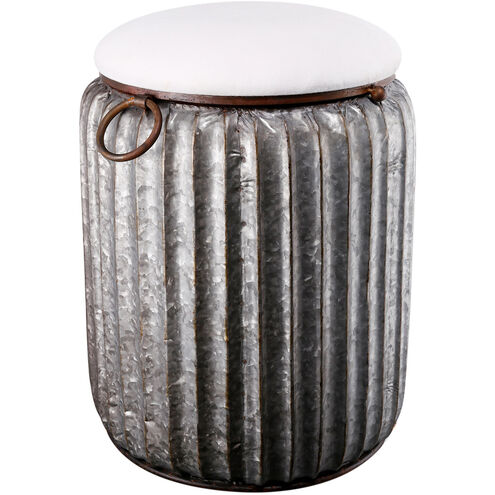 Quinby 20 inch Silver Stool