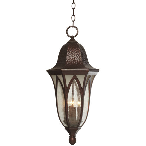 Berkshire 4 Light 11 inch Burnished Antique Copper Outdoor Hanging Lantern