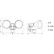 Outdoor Security LED 8 inch White Outdoor Security