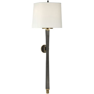 Thomas O'Brien Edie 2 Light 10 inch Bronze with Antique Brass Baluster Sconce Wall Light
