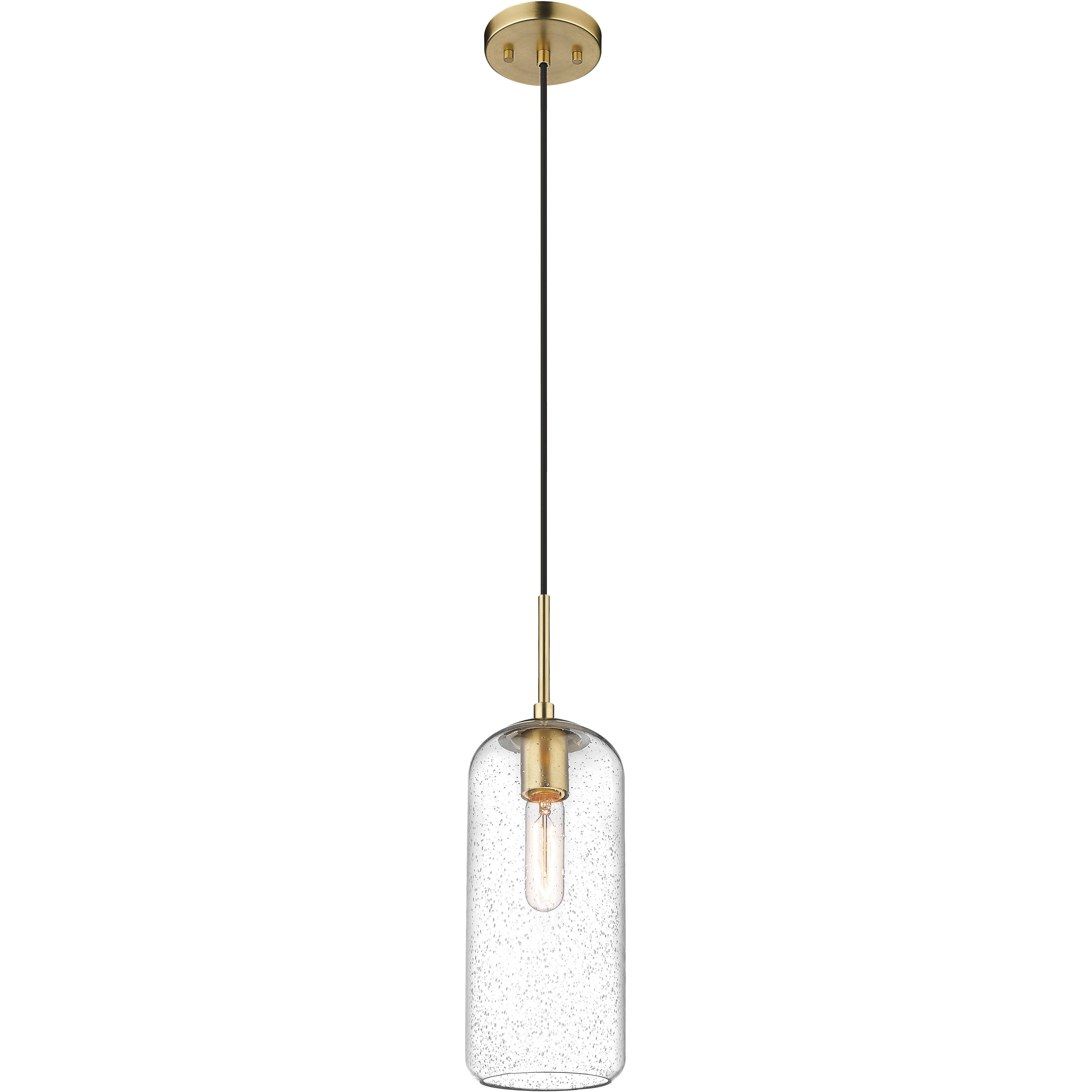 Monty 1 Light 5.25 inch Heritage Brass Pendant Ceiling Light