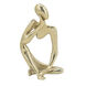 Abstract Gold Figurine