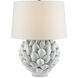 Cynara 25 inch 150 watt Antique White Table Lamp Portable Light