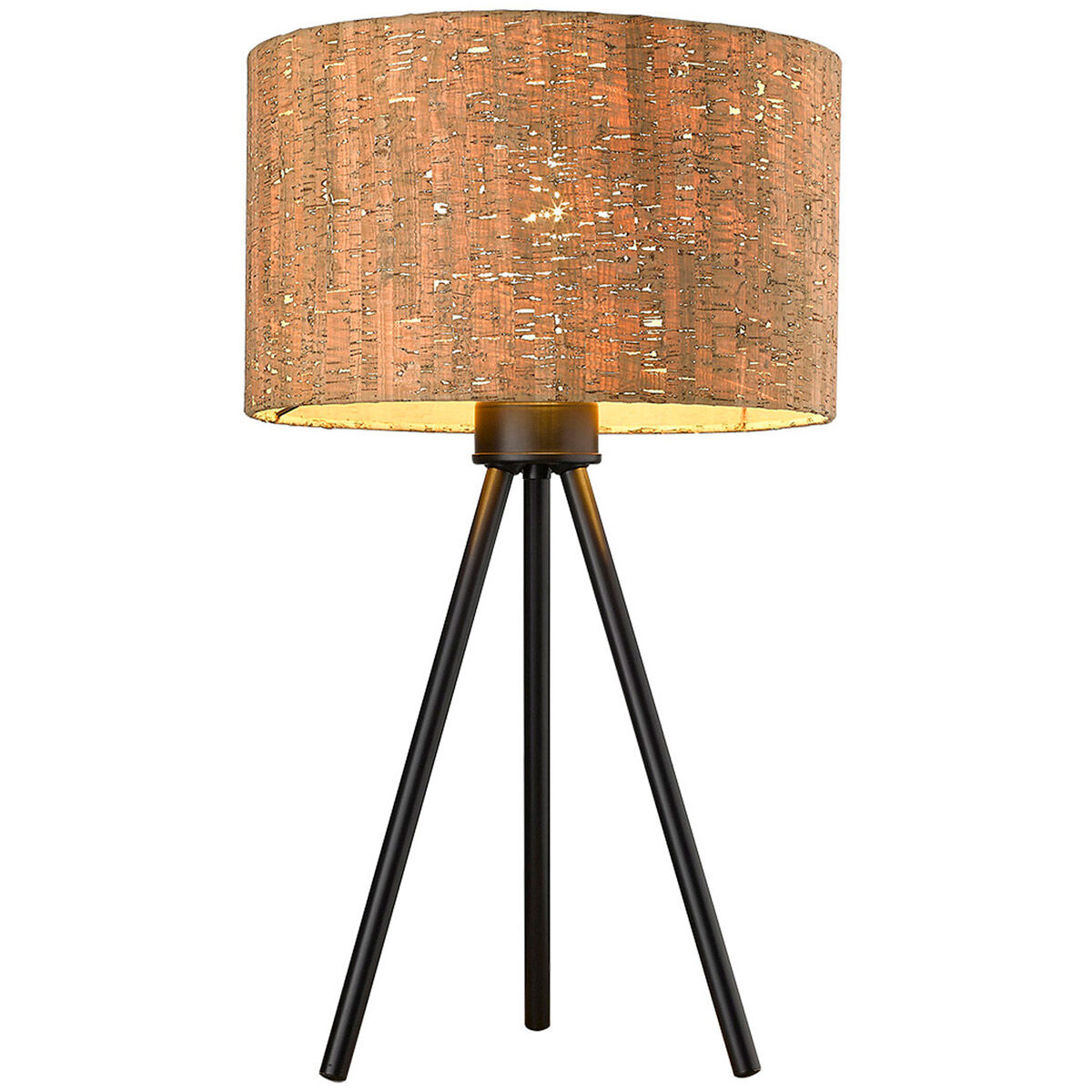 Lisbon 22 inch 100.00 watt Matte Black Table Lamp Portable Light