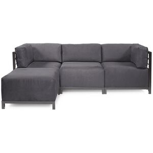 Axis Gray Sectional, 4 Piece, The Regency Collection