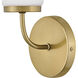 Selma 1 Light 4.75 inch Gold Sconce Wall Light