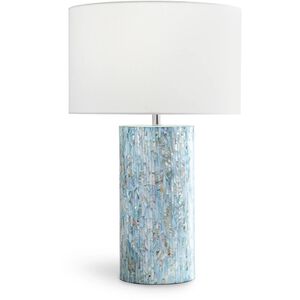 Layla 30 inch 150.00 watt Blue Table Lamp Portable Light