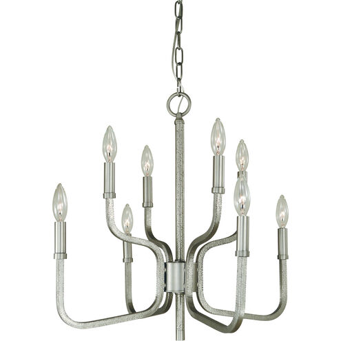 Heidleberg 8 Light 21 inch Satin Pewter Dining Chandelier Ceiling Light