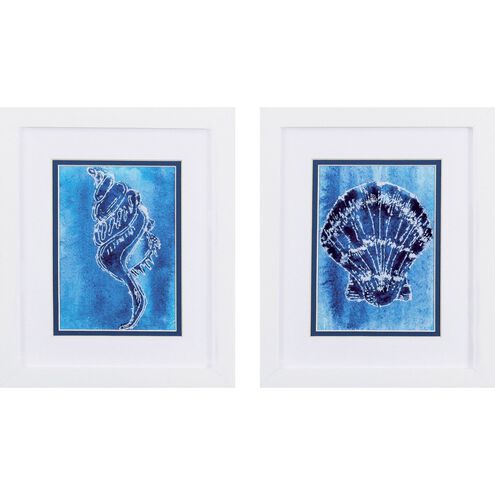 Waterside Collection Blue Framed Art