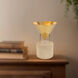 Versus 14.75 inch 60 watt Patina Brass Table Lamp Portable Light in Brass Shade