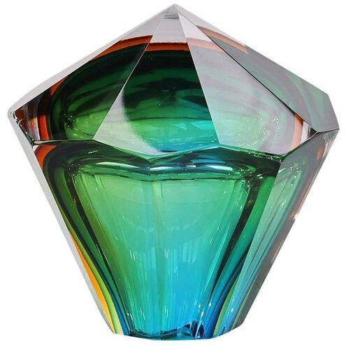 Verdant Prism 6.5 X 6 inch Sculpture