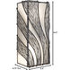 Flow Wall Sconce Wall Light in 2, Steel