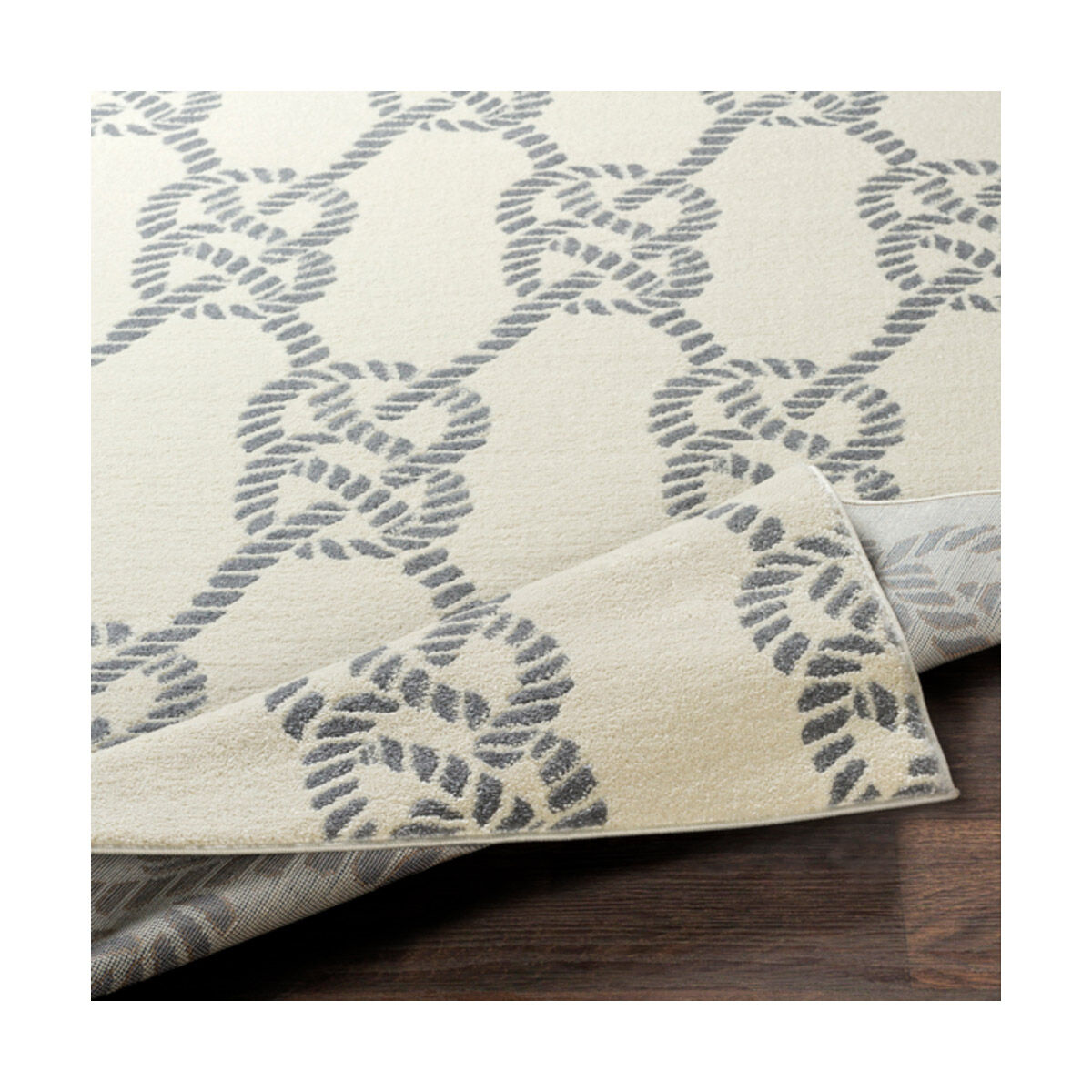 Horizon 87 X 31 inch Medium Gray/Cream Rugs, Runner