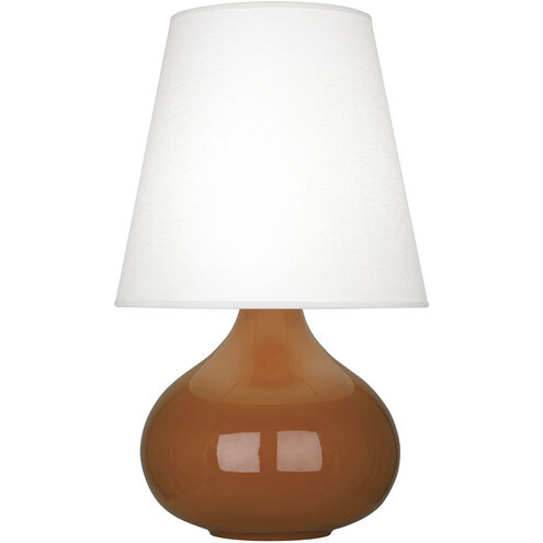 June 23.5 inch 150.00 watt Cinnamon Accent Lamp Portable Light in Oyster Linen