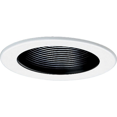 Recessed Lighting PAR16 Black Recessed Step Baffle Trim