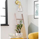 Luna 1 Light 7 inch Satin Brass Bath Vanity Light Wall Light