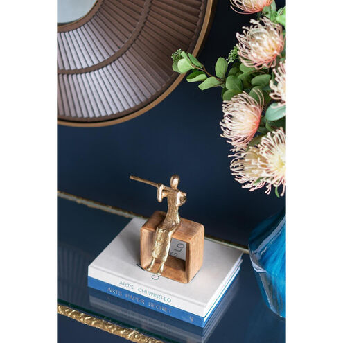 Musician Gold and Natural Figurine