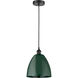 Edison Plymouth Dome 1 Light 9 inch Brushed Satin Nickel Mini Pendant Ceiling Light