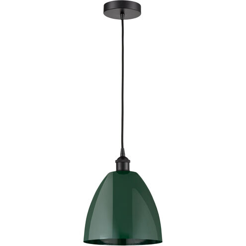 Edison Plymouth Dome 1 Light 9 inch Brushed Satin Nickel Mini Pendant Ceiling Light