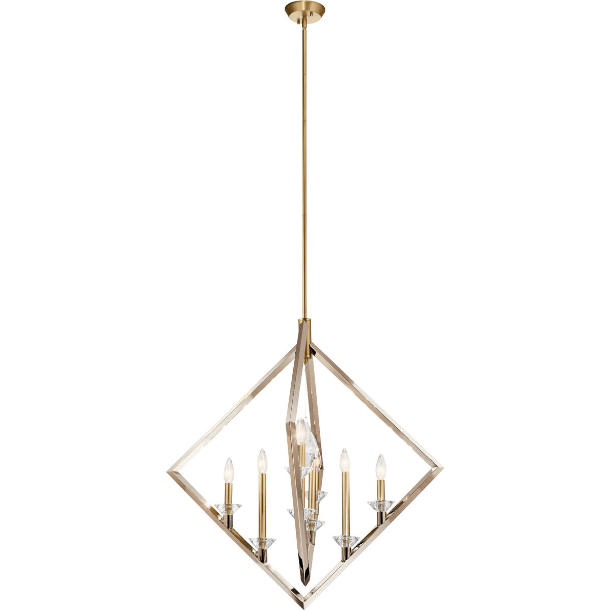 Layan 8 Light 32 inch Polished Nickel Chandelier Foyer Ceiling Light