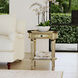 Sampson Side Table with Storage in Beige