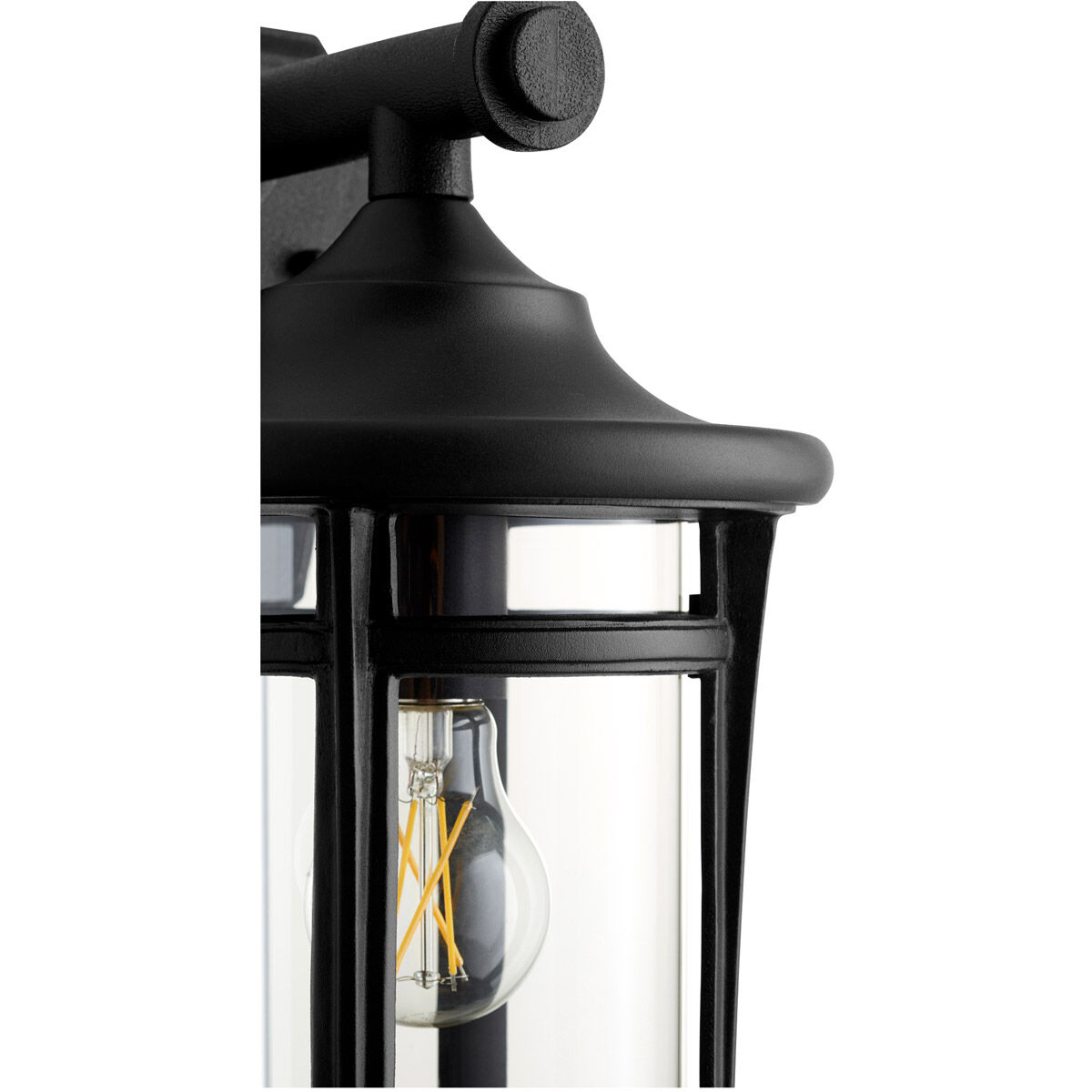 Haley 1 Light 15 inch Noir Outdoor Wall Lantern
