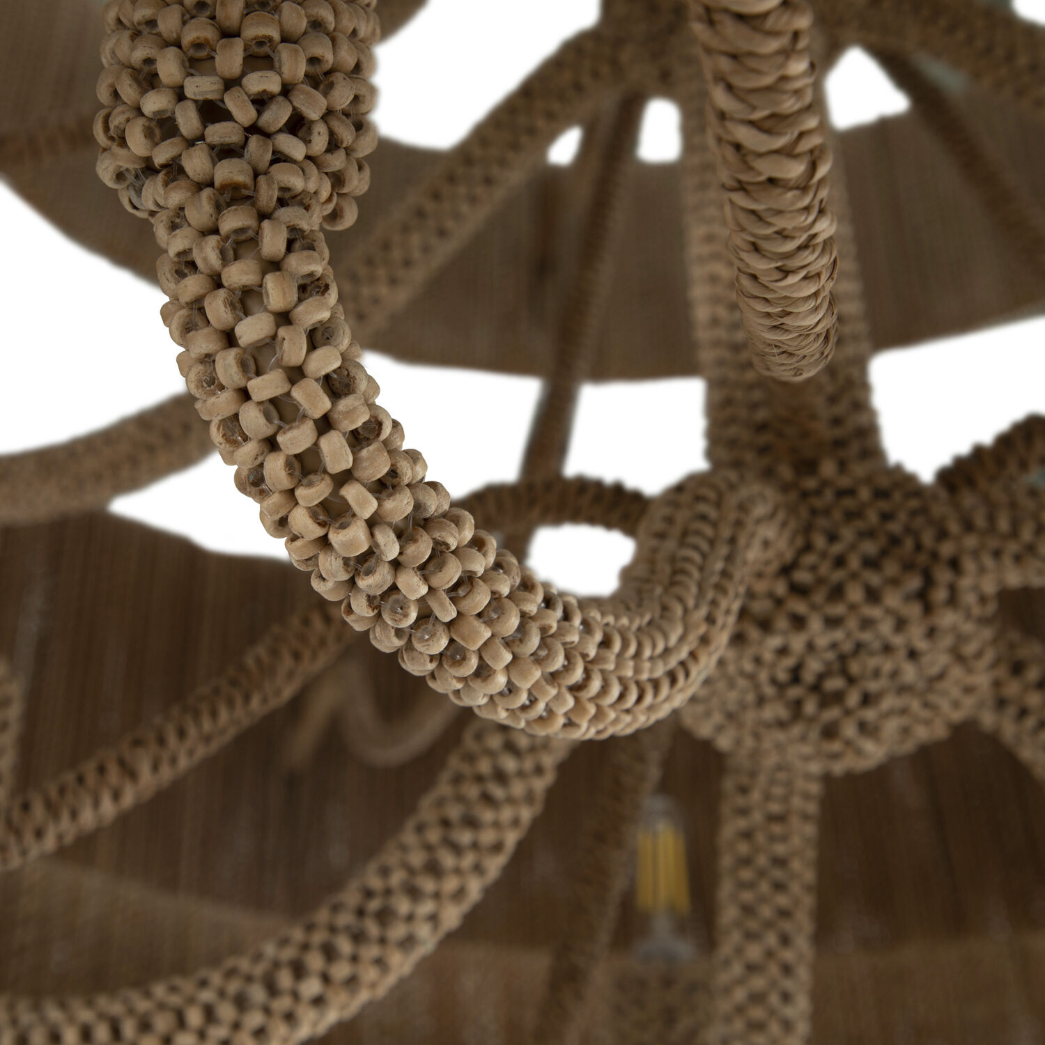 Ellington 15 Light 44.25 inch Natural Seagrass Chandelier Ceiling Light