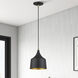 Bolita 8 inch Bronze with Antique Brass Accents LED Pendant Ceiling Light