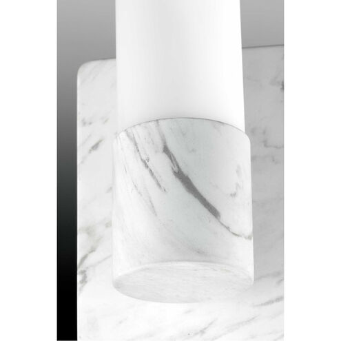 Blanco LED LED 4.75 inch Faux White Marble ADA Wall Bracket Wall Light