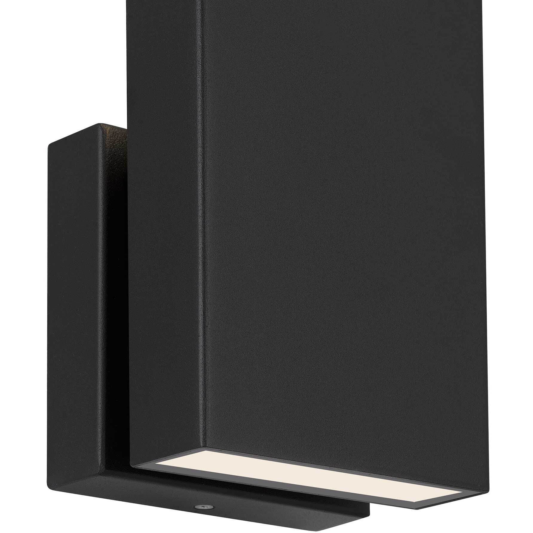 Mille LED 12.88 inch Sand Black Outdoor Wall Sconce