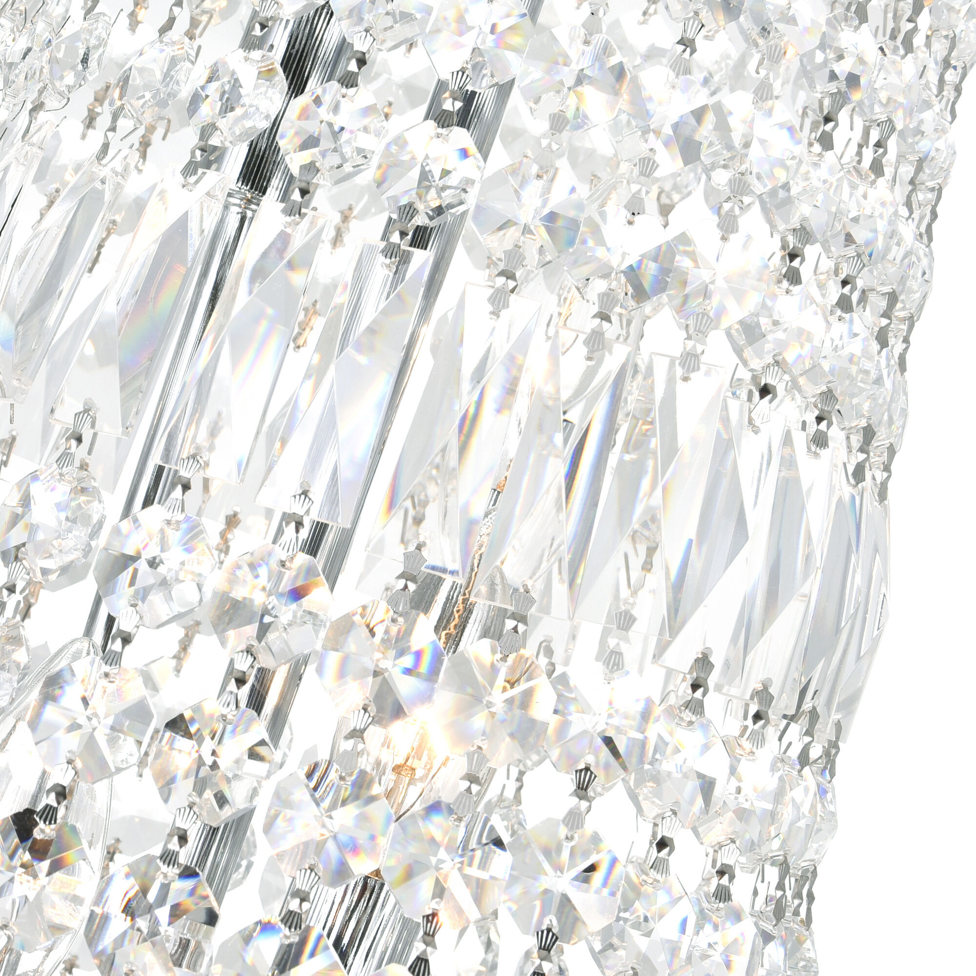 Stefania 20 Light 31 inch Chrome Down Chandelier Ceiling Light