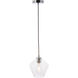 Rochester 1 Light 8 inch Chrome Pendant Ceiling Light