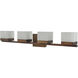 Cubic LED 31 inch Bronze Vanity Bar Light Wall Light