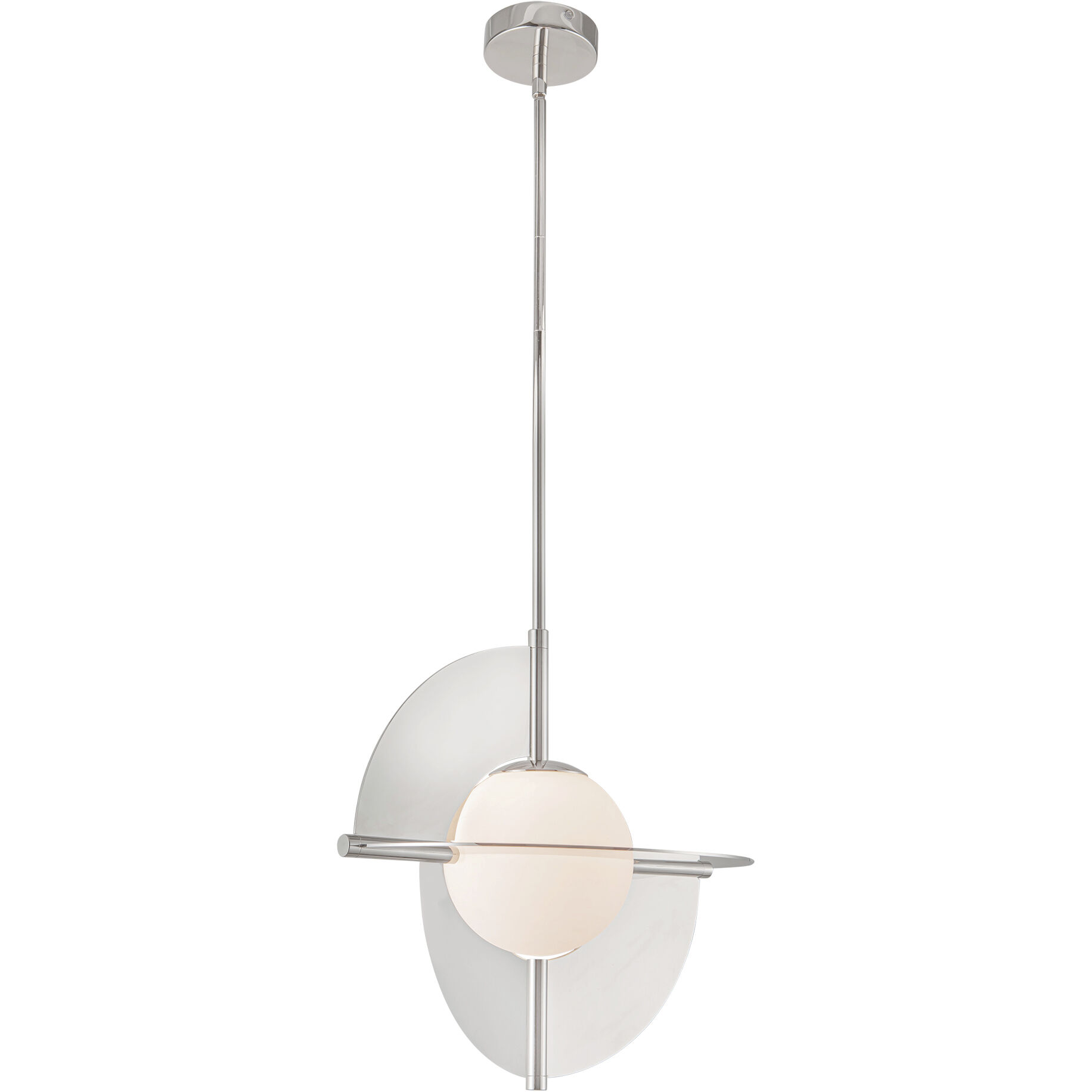 Scorpio Pendant Ceiling Light in Polished Nickel