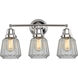 Aditi Chatham 3 Light 22.25 inch Polished Chrome Bath Vanity Light Wall Light, Aditi
