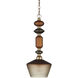 Mandeville 1 Light 11 inch Antique Gold Pendant Ceiling Light