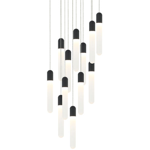 Aydin LED 20.7 inch Matte Black Pendant Ceiling Light