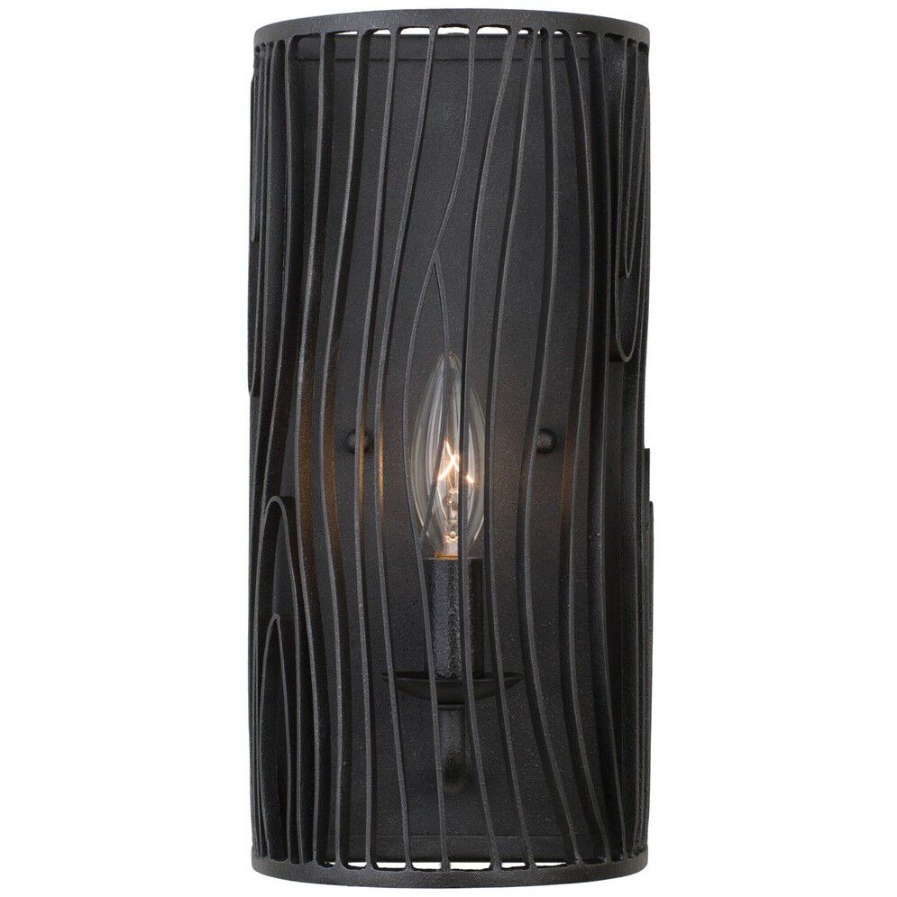 Morre Wall Sconce Wall Light in Black Iron