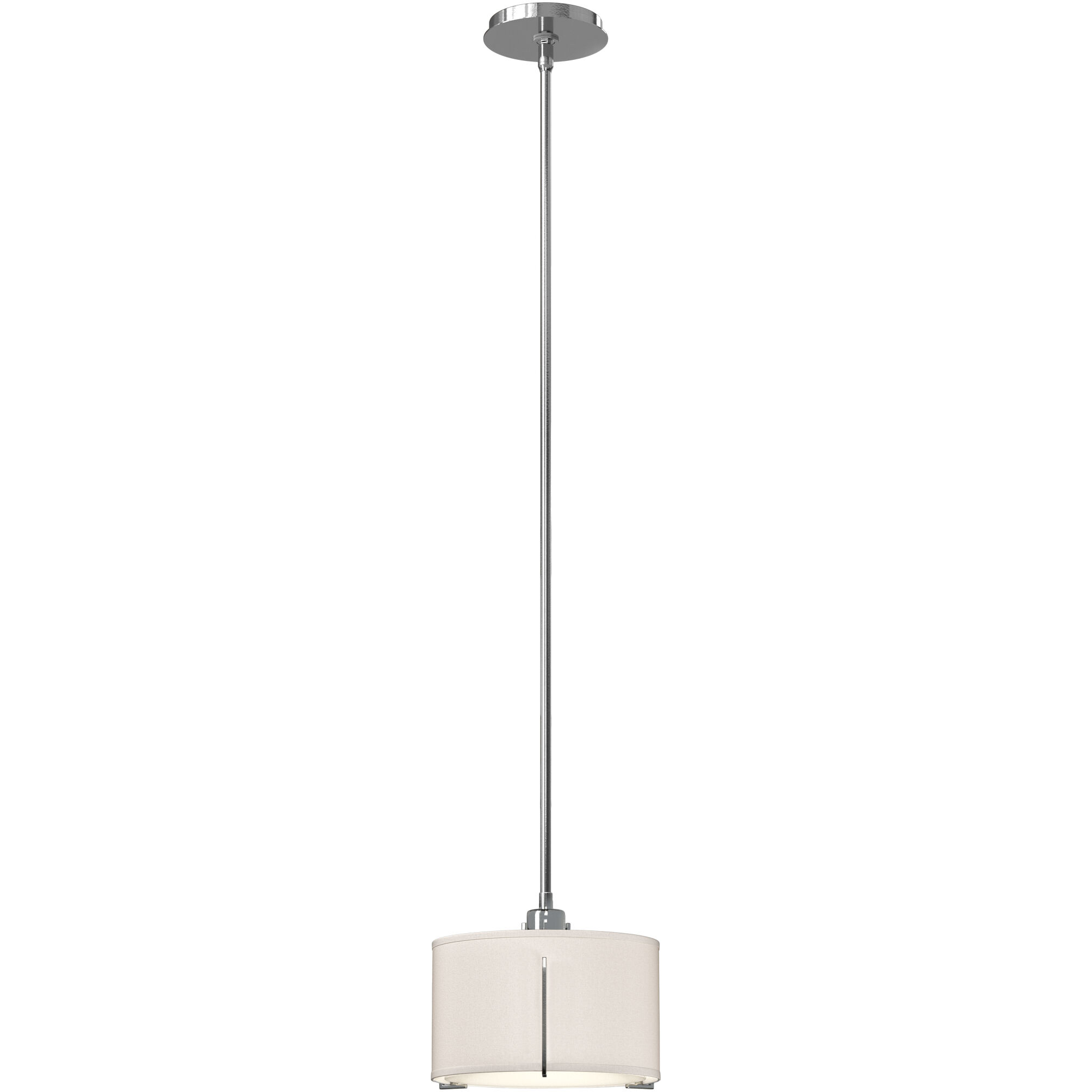 Exos 1 Light 11.6 inch Sterling Pendant Ceiling Light in Flax, Small